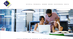 Desktop Screenshot of firstcallstaff.com
